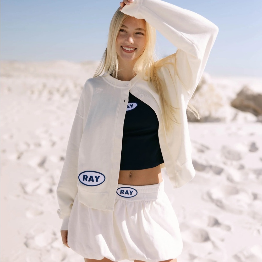 RAY THE BRAND white cardigan XL
